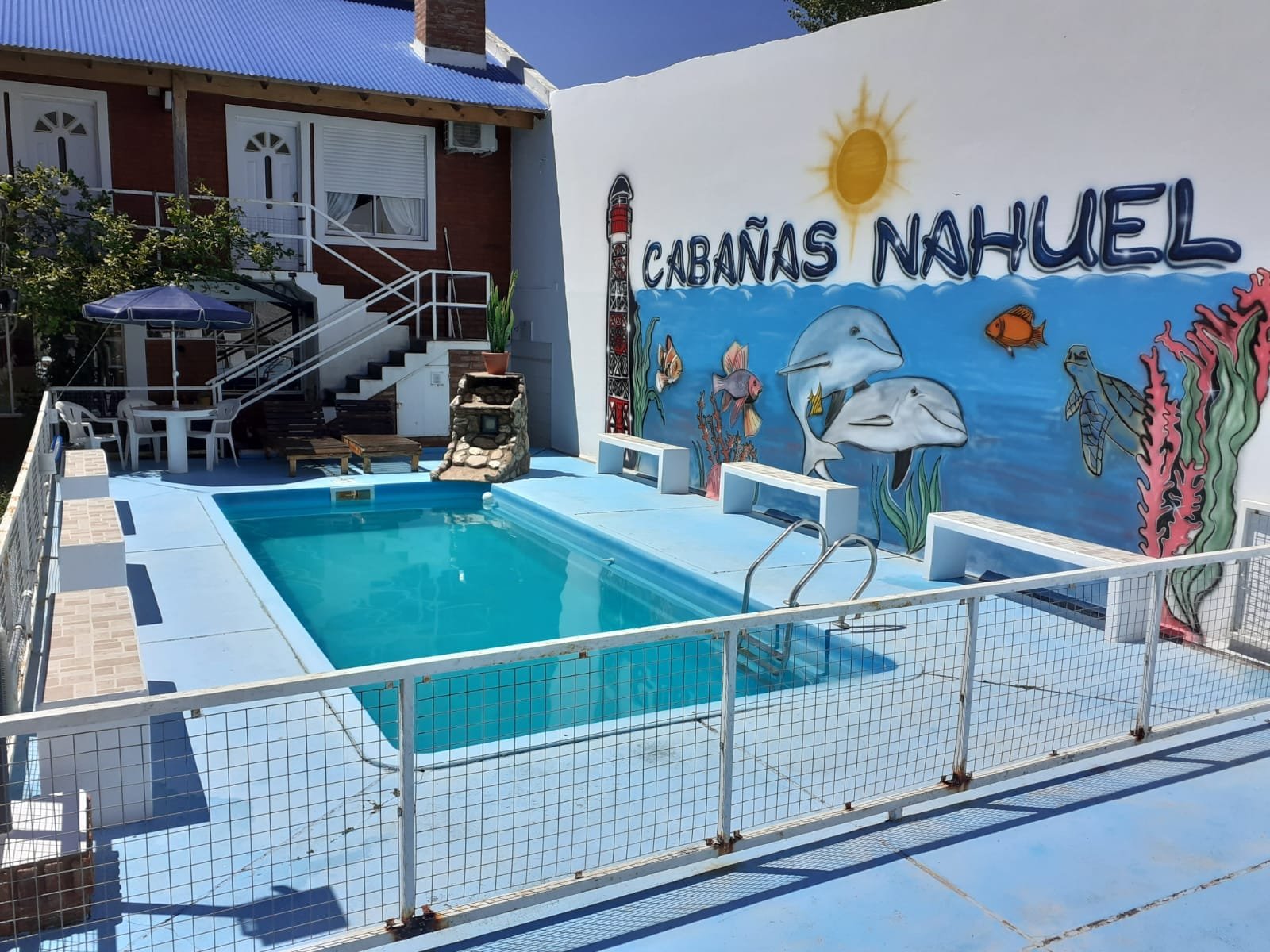 Vista del complejo Cabañas Nahuel